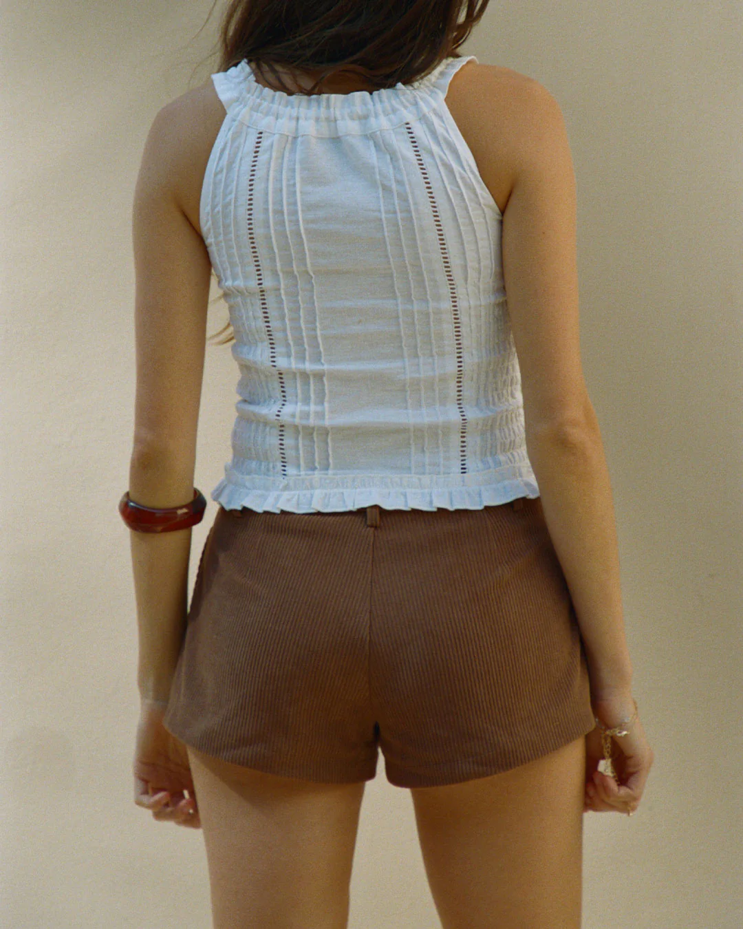 Anita Corduroy Short | Chocolate - Image 7