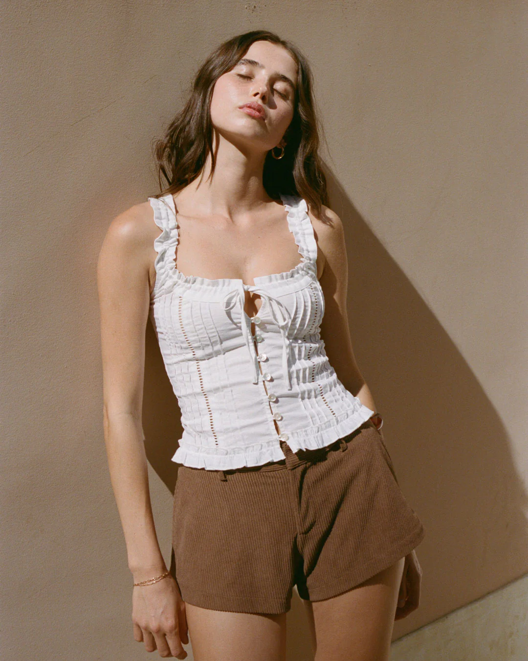 Anita Corduroy Short | Chocolate - Image 8