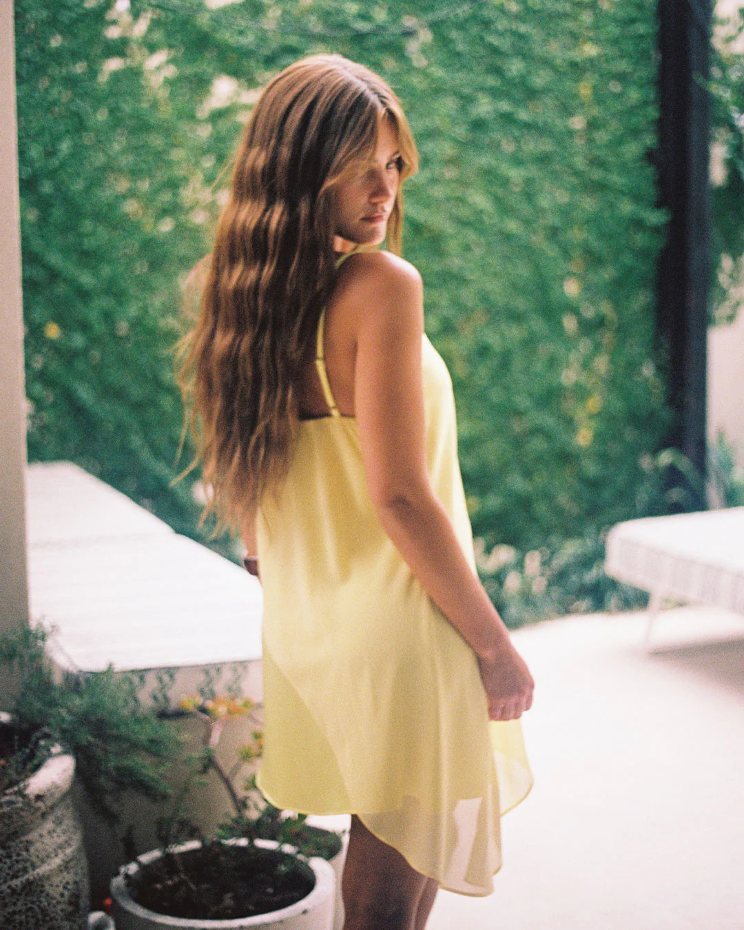 Aria Mini Dress | Lemon - Image 18