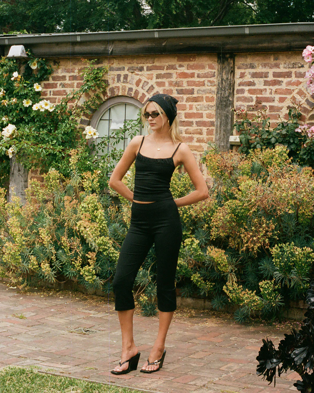 Marie Capri Pant | Nero - Image 7