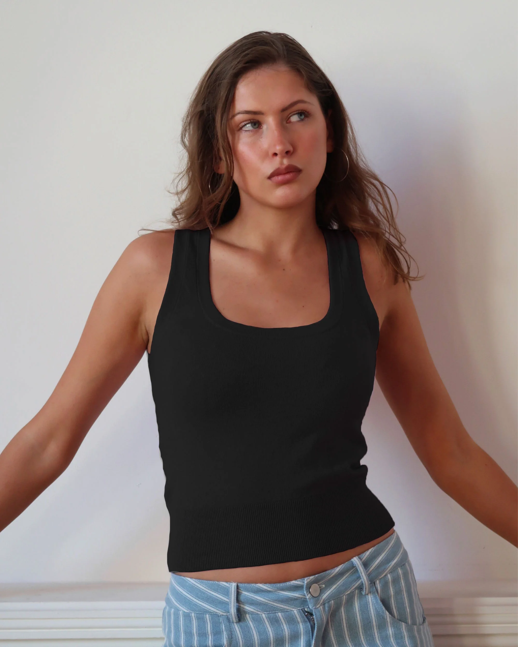 Claudia Knit Top | Nero - Image 7