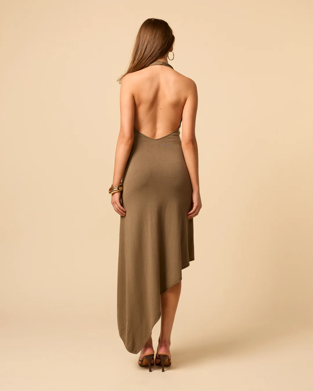 Devon Dress | Taupe - Image 7