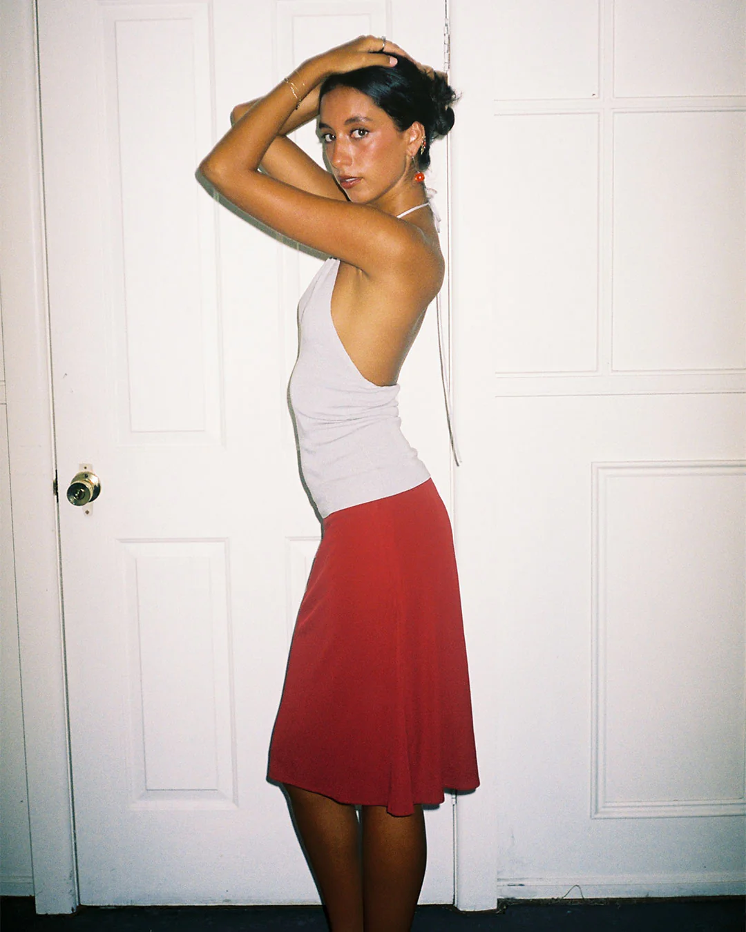 Harper Knit Halter Top | Stone - Image 6