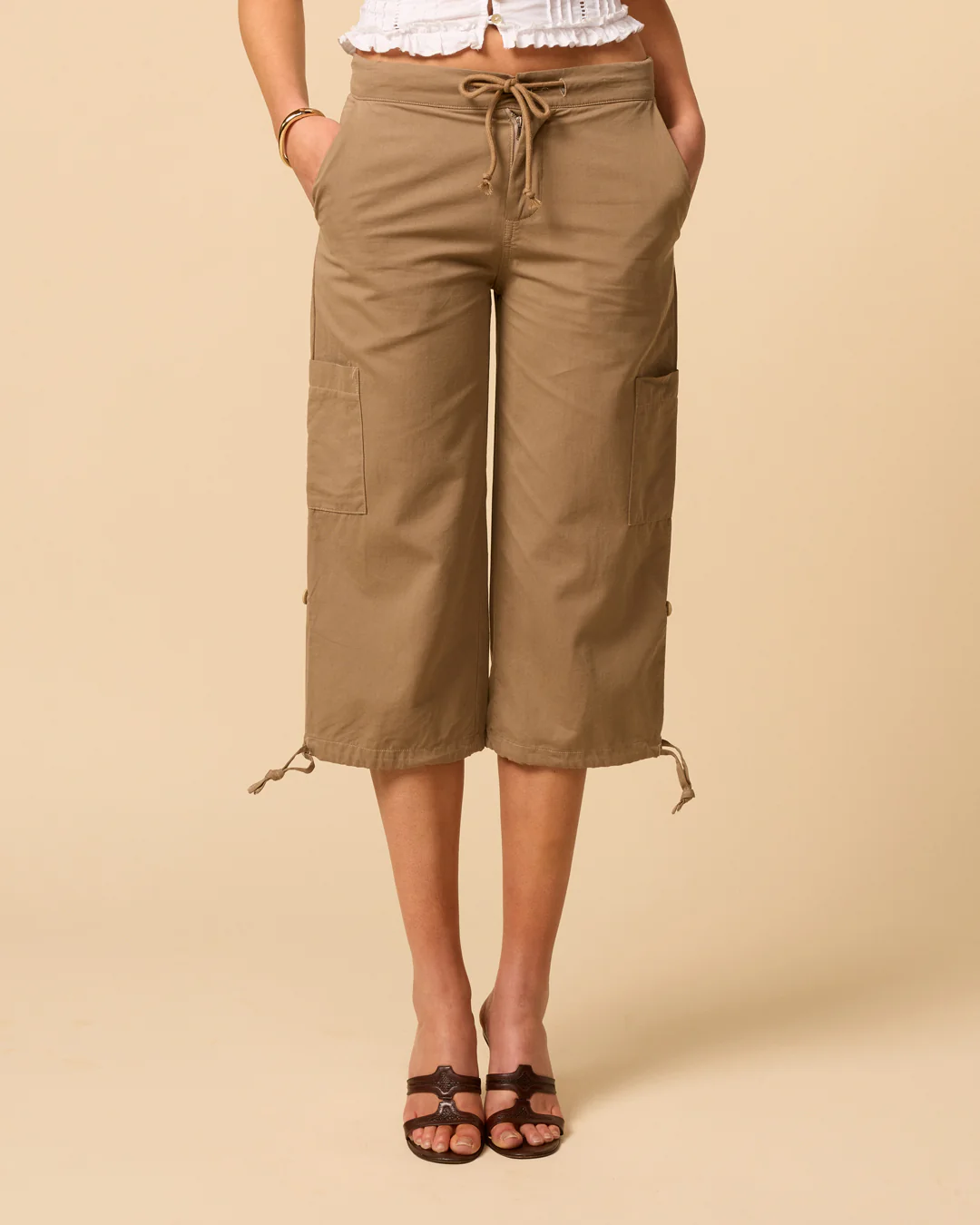 Lexi Cargo Pant | Caramel - Image 11